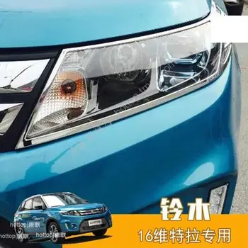 ABS danga iki + užpakalinis žibintas priekinis priekinis žibintas rėmo apdaila, apdaila už-2018 Suzuki Vitara Automobilių stilius
