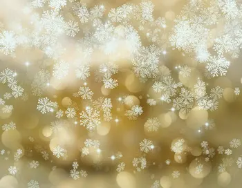 Snaigės aukso bokeh kalėdų fotografijos sluoksnių Aukštos kokybės Kompiuteris spausdinti šalių fone