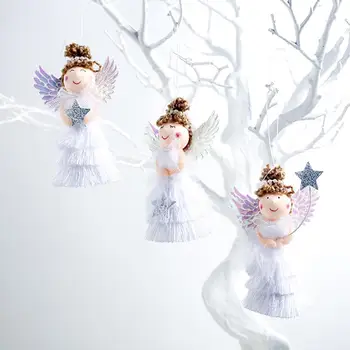 Kalėdų Kutas Sijonas Angelas Mergina Lėlės Pakabukas Kūrybos Kalėdos Kabantys Papuošalai