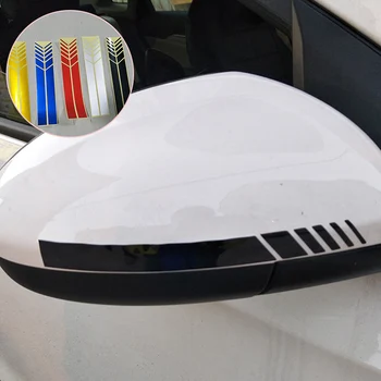 20x2cm Automobilio galinio vaizdo Veidrodis Lipdukai Nulio Atspindintis Automobilių Lipdukai Vandeniui