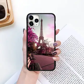 Prancūzijoje, Paryžiaus Eifelio Bokštas Telefono dėklas skirtas iPhone 11 12 pro XS MAX 8 7 6 6S Plus X 5S SE 2020 XR mini