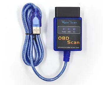 3pcs/daug ELM327 USB Vgate Nuskaitymo Advanced OBD2 Bluetooth skaitytuvo Automobilių Kodas Reader V2.1 Automobilių Skeneris Parama 