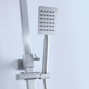 Vonios kambarys Trečia pavara multi-funkcija dušo komplektai,304 nerūdijančio plieno, vonios kambarys, kvadratinis dušo komplektas,lietaus dušo galva sistemos,J18361