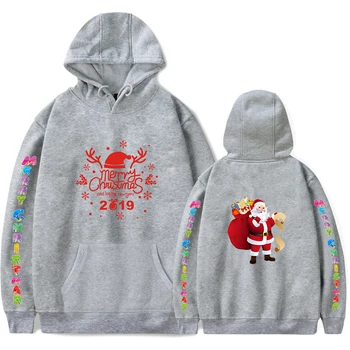 Naujas Kinų Stiliaus Kalėdų Laiškas Modelis Vyrų, Moterų Laisvalaikio Animacinių filmų Prarasti Puloveriai Sweatershirt rudens ir žiemos paltai gražus
