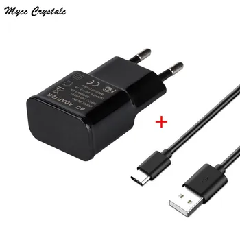 USB Tipo C Kelionės Sieninis Įkroviklis Adapteris, Skirtas ZTE Nubija Z18 Z17 Z11 Mini Lite Minis Z17s M2 Žaisti N1 Raudonas Velnias 1M USB C Tipo Kabelis