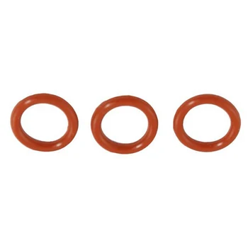 50 vnt Raudonų Silikono sandarinimo Žiedai Alyvos Sandariklis žiedas 11mm x 7 mm x 2 mm