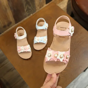 Merginos sandalai 2020 m. vasarą naujų studentų paplūdimio bateliai laukinių atsitiktinis princesė aikštėje, batai vaikams, kūdikių vaikiška avalynė