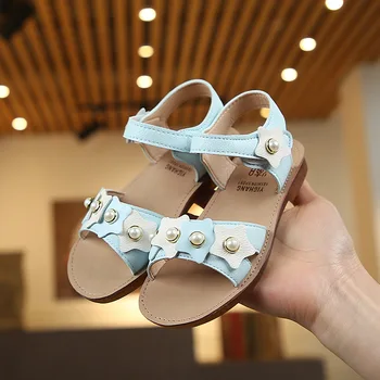 Merginos sandalai 2020 m. vasarą naujų studentų paplūdimio bateliai laukinių atsitiktinis princesė aikštėje, batai vaikams, kūdikių vaikiška avalynė