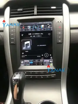 Vertikalus ekranas, Android automobilio multimedia sistema garso grotuvo-ford edge 2012-m. Automobilio radijo grotuvas tesla stiliaus GPS Navigacija