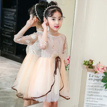 2019 Nauja Merginų Vasaros Suknelė Vaikų Princesė Suknelė Vasarą Vaikai Berankovis Suknelė