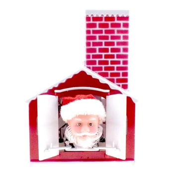 Kalėdinė Dekoracija Namo Elektros Santa Claus Lipti Kaminas Muziką Naujųjų Metų Vaikų Žaislas Kalėdų Dovana