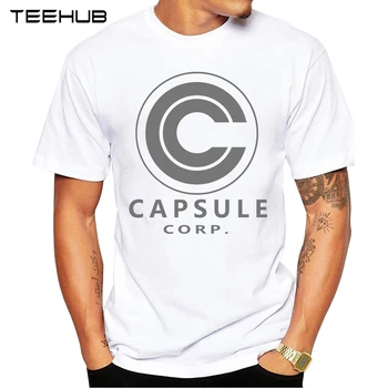 Nauja siunta 2019 TEEHUB Cool Dizaino vyriški Mados Kapsulė Corp Atspausdinta Marškinėliai trumpomis Rankovėmis O-kaklo Viršūnes Hipster Tee