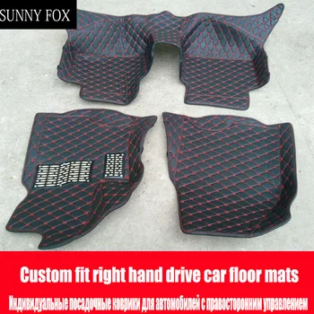 SAULĖTĄ FOX right hand drive/RHD automobilis grindų kilimėliai Ford Edge U387 Fusion, Mondeo, Focus 