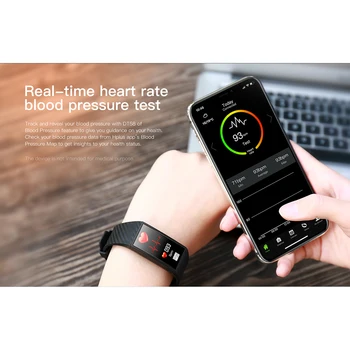 Naujas DT58 spalvotas ekranas, smart apyrankę EKG, kraujo spaudimas aptikimo orų prognozė multi-motion režimo KSUN impulso protingas moni
