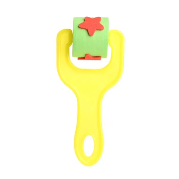 4Pcs Sponge Roller Stamper Putos Dažai Amatų Antspaudų Vaikai Vaikams EVA Žaislai 