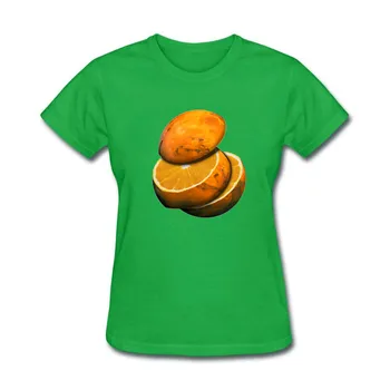 Marsas yra pagamintas iš orange, T-marškinėliai moterims Mėnulio Vaisių T marškinėliai Moterims Derliaus Vaisių Orange Moon Tee marškinėliai Atsitiktinis Vasaros Tshirts