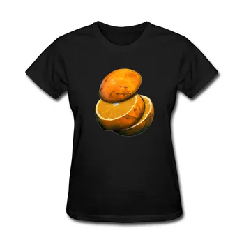 Marsas yra pagamintas iš orange, T-marškinėliai moterims Mėnulio Vaisių T marškinėliai Moterims Derliaus Vaisių Orange Moon Tee marškinėliai Atsitiktinis Vasaros Tshirts
