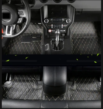 Pluošto, odos automobilio grindų kilimėliai ford mustang 2016 2017 2018 2019 2020 priedai kilimas kilimas