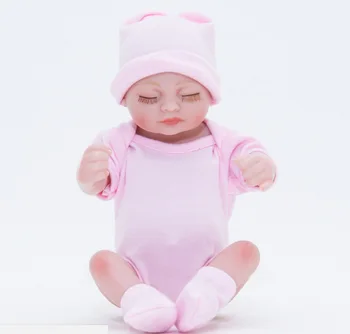 10 Colių Full Silikono Minkštas Kūno Mergaitė Berniukas Reborn Baby Doll Žaislas Tikroviška bamblys Bonecas Princess Gimtadienio Dovana Mados Pateikti