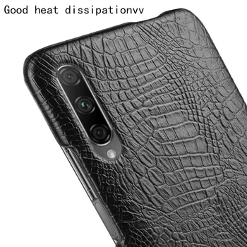 Krokodilo odos tekstūra PU Odos Kietąjį atveju, Huawei Y9S