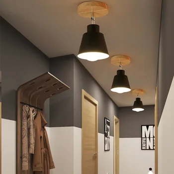 Šiuolaikinės Šviesa Šiaurės Plafondlamp LED Lubų Lempa, Spalva Plafonnier Aikštėje Šviestuvas, Valgomasis Kambarys, Virtuvė apšvietimas