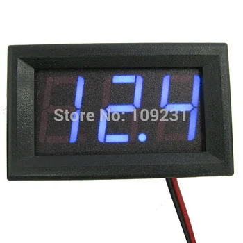 Mini Įtampos Testeris, Matuoklis Skirti 0,56 Colių 4.5 V-30 V LED Ekranas Digital Voltmeter Dviejų laidininkų DC įtampos matuoklis raudona