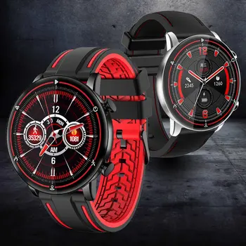 Pilnas Touch Smart Watch Vyrų, Moterų Sporto Laikrodis Širdies ritmo Miego Stebėti kalba Apyrankė Smartwatch 
