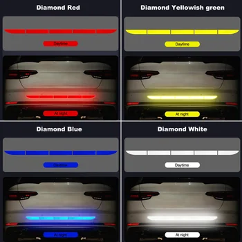 Automobilio bagažo skyriaus Atspindintis Įspėjimo Lipdukas Juostelės Honda Civic Sutarimu CRV Subaru Forester impreza Outback