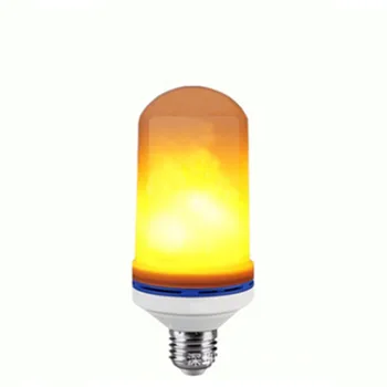 SonQin Dinaminis Liepsna E27 E26 2835 LED Liepsnos Poveikio, Gaisro Lemputes 9W 15W Kūrybos Žibintai