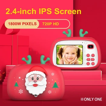 Kalėdų Vaikų Skaitmeninio Fotoaparato, 2,4 Colių Ekranas Vaikų Kamera, Gimtadienio Dovana Vaikams