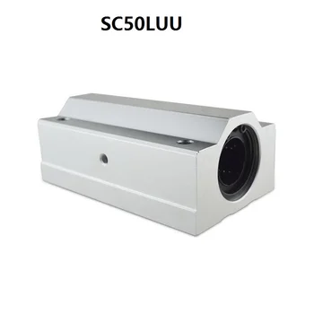 1pcs SCS50LUU SC50LUU 50mm ilgas tipas linijinis atveju vieneto tiesinį rutulinį guolį stumdomas bloko