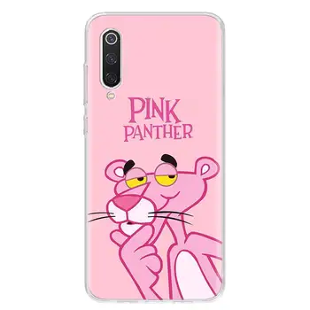 Rožinė Pantera Telefoną Atveju Xiaomi Redmi Pastaba 9S 8T 8 7 7 7A 8A 6A 4X S2 MI 10 9 8 CC9 Lite F1 Pro Mados Padengti Rubisafe