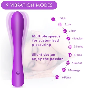 9 Dažnio G Spot Makšties Orgazmas Vibratoriai Įkrovimo Prostatos Klitorio Stimuliacija Massager Analinis Vibratorius Masturbacija Moteris