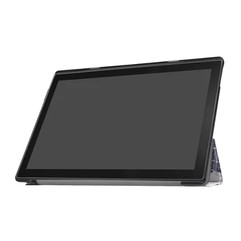 Spalvinga Magnetas užsegimas Prabanga PU oda padengti Lenovo Tab4 10 Plius TB-X704F TB-X704N 2017 tablet atveju 10vnt/daug