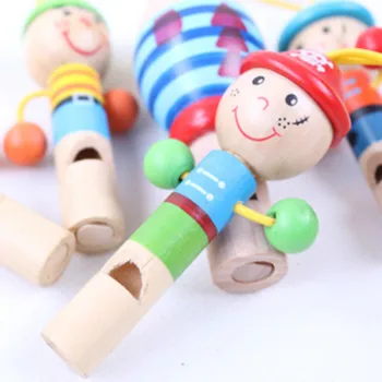 1pcs Mini Mediniai Žaislai Vaikams Animacinių filmų Gyvūnų Švilpukas Juokinga Švietimo Muzikos instrumentų Žaislas vaikams Kūdikių 1-2 metų