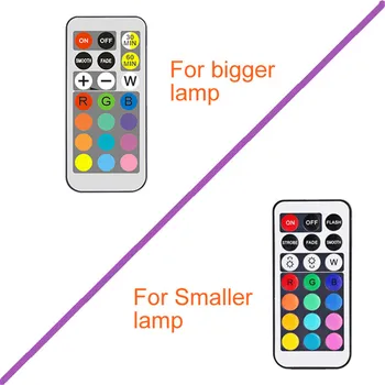 Baterija RGB Spalvų LED Pagal Kabineto Šviesos Pritemdomi Laikas Puck Apšvietimas RGB Belaidės Downlight Prožektoriai, Nuotolinio valdymo pultelis Naktį
