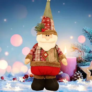 Kalėdų Lėlės Santa Kalėdų Eglutės Papuošalas Pakabukas Novatoriškų Sniego Lango Namų Puošybai Vaikas Dovana