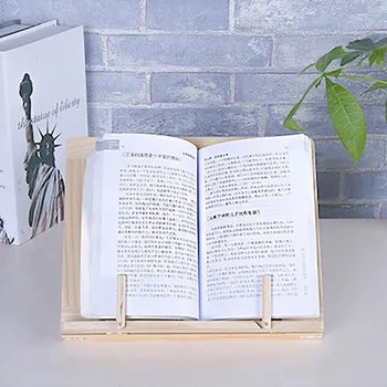 Nešiojamų Reguliuojami Mediniai Knygos Laikiklis Dėklas ir Puslapių Knygoje Įrašai-Cookbook Skaityti Stalas Tvirtas Bookstand Lengvas Bookstand