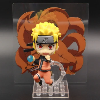 3pcs/set Naruto Uzumaki Naruto Q Ver Japonijos Anime Veiksmų Skaičius, PVC, Modelį, Vaikai, Rinkti Dovanų Dekoravimas Lėlės 10cm Nemokamas Pristatymas