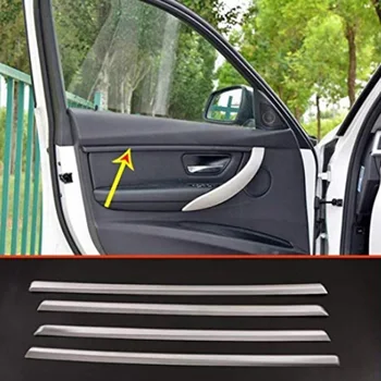 Automobilio Stilius Durų apdailos Apdailos Apdailos Lipdukai rutulio formos rankena Apima BMW 3/4 Serises F30 F32 F34 2017-19 Interjero Priedai