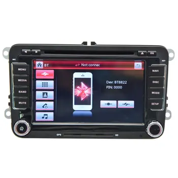 Capacitive Ekrano Automobilių DVD Grotuvas Su GPS Navigacija, VW/Volkswagen/Passat/POLO/GOLF/Skoda/Seat Leon/Jetta/Tiguan/Bora