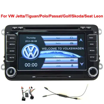 Capacitive Ekrano Automobilių DVD Grotuvas Su GPS Navigacija, VW/Volkswagen/Passat/POLO/GOLF/Skoda/Seat Leon/Jetta/Tiguan/Bora