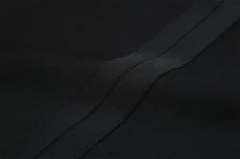 Apynasrio Tvarstis Suknelė Seksualus Stebėjimo Mini Juodas Su Balta Spalva Seksualus Naktinis Klubas Įžymybė Šalies Mados Suknelės