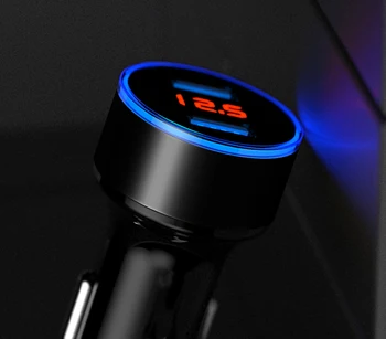 3.1 Dual USB Automobilinis Įkroviklis Su LED Ekranu, skirtas BMW X7 X1 M760Li 740Le iX3 i3s i3 635d 120d 120i Įveikti Lavina 34