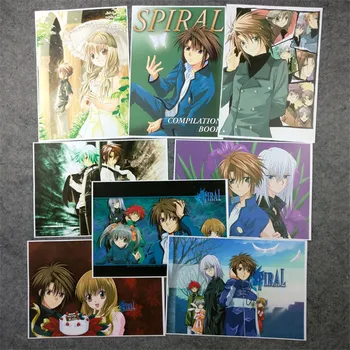 8 vnt/set Anime spiralės plakatas Narumi Ayumu Yuzaki Hiyono Narumi Madoka sienos nuotraukas kambarys lipdukų, žaislų, A3 Filmų plakatai