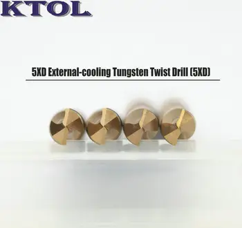 3.1-4.0 mm Sunkaus Metalo Grąžtai Plieno Gręžimo Geležies 5D HRC50 Kieto Karbido Padengtas Titano Twist Drill Bit Nustatyti Pjovimo Įrankiai