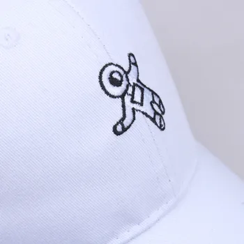 Unisex Tėtis Skrybėlę Astronautas Emberoidery Beisbolo Kepuraitę 4 Spalvų Geros Kokybės Snapback Skrybėlės Prekės Kepurės Kepurės Didmeninė