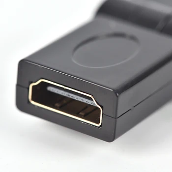Nešiojamų Micro HDMI Male HDMI Moterų 180/360 Laipsnį Sukasi 90 stačiu Kampu Adapteris Konverteris Kabelis Tablet