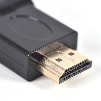 Nešiojamų Micro HDMI Male HDMI Moterų 180/360 Laipsnį Sukasi 90 stačiu Kampu Adapteris Konverteris Kabelis Tablet