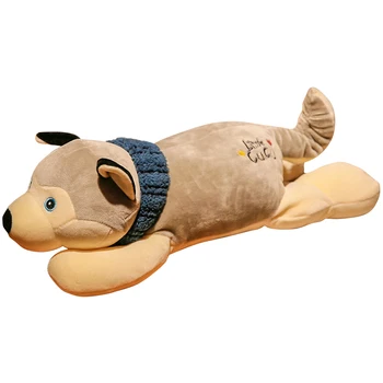 Pop minkštas animacinių filmų haskis pliušinis žaislas milžinišką iškamša šuo lėlės miega pagalvės vaikams, draugas, dovana, deco 43inch 110cm